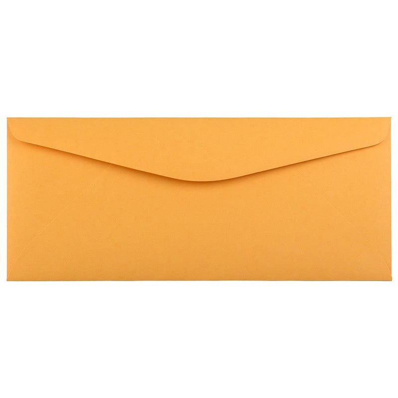 JAM PAPER #11 Envelopes - 4 1/2 x 10 3/8 - Brown Kraft Manila - 50/Pack - Image 1